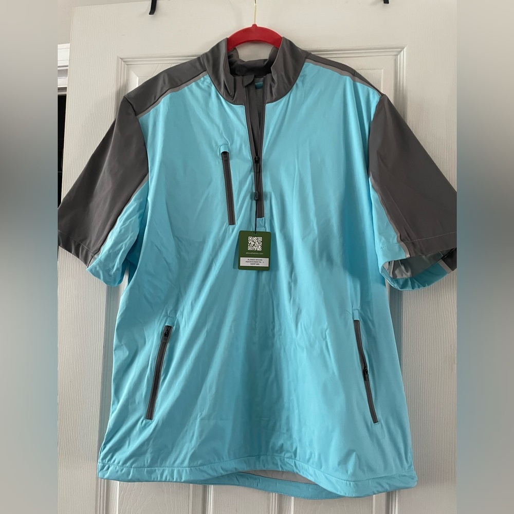 Men's Blue and Gray jacket